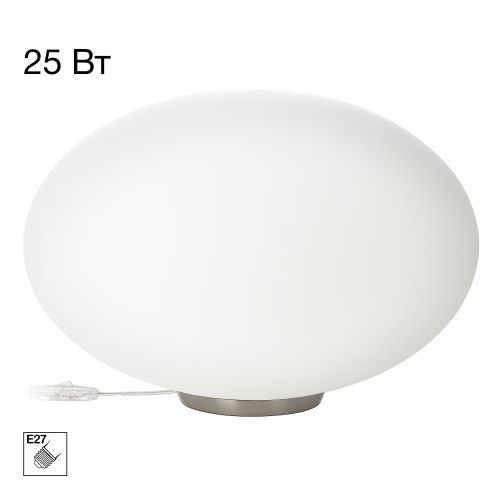 Настольная лампа 28 см, Citilux RON CL941E28T1, матовый хром