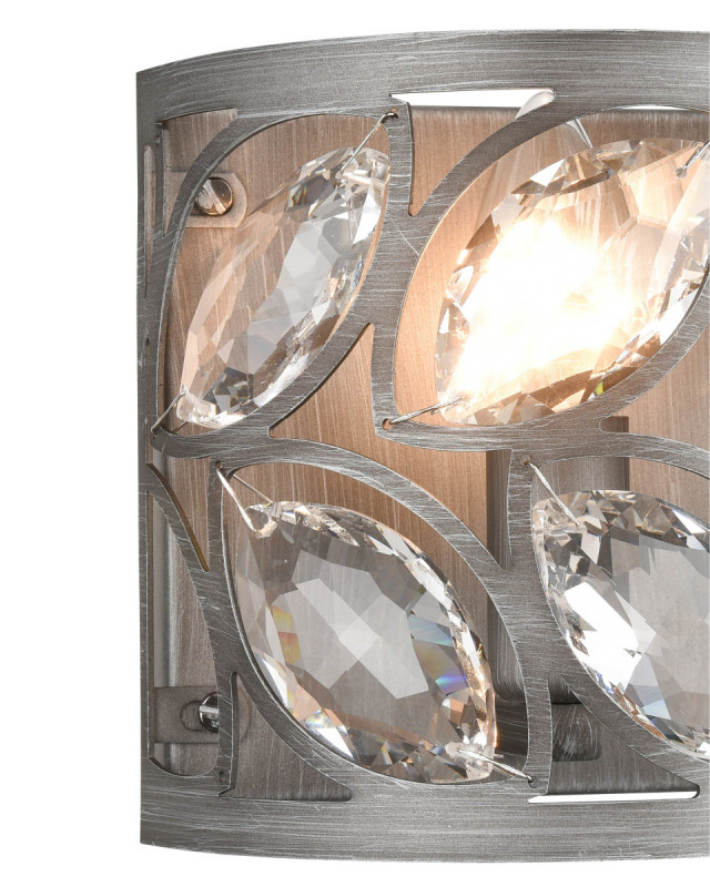 Бра 11*15*16 см, 1*E27 античное серебро Vele Luce Rosa VL3216W01