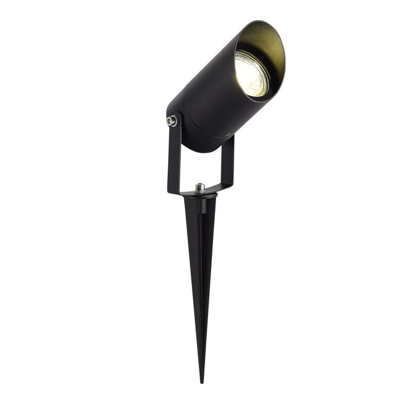 Грунтовый светильник *6*35,5 см, 1*GU10*50W, ST-Luce YARDO SL9014.415.01, черный