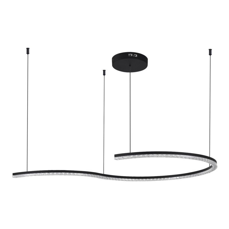 Подвесной светильник 84,6*124,5*-150 см, *LED, 65W, 4000K, ST-Luce Euclidics SL1018.403.01, черный