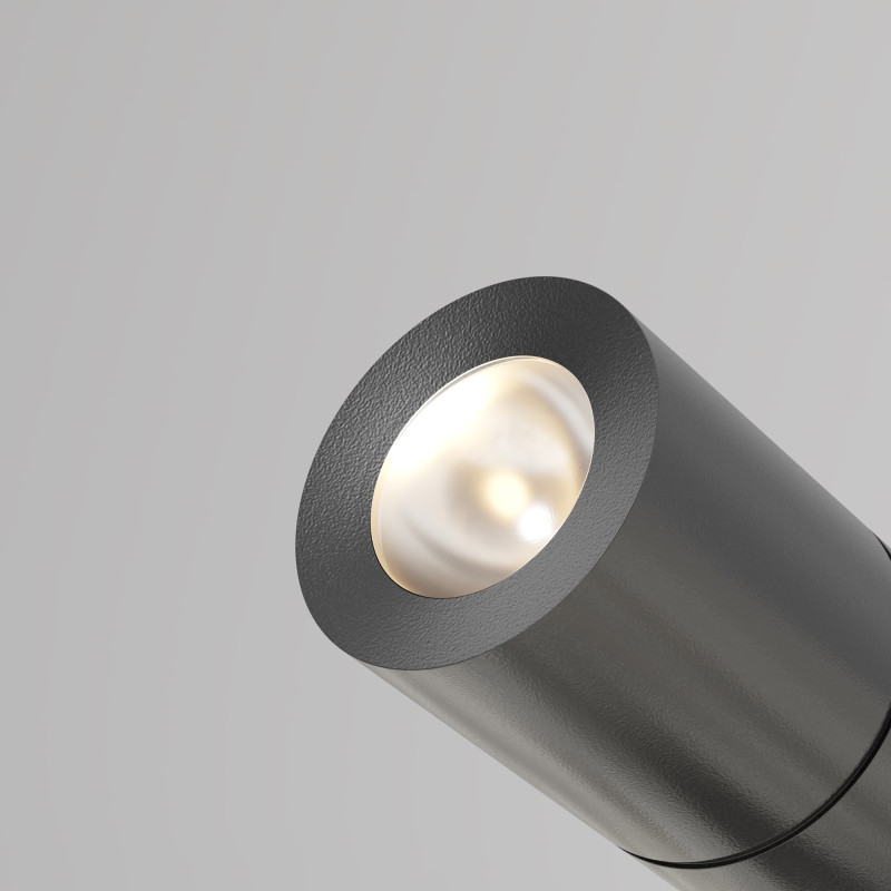 Ландшафтный светильник  2,6*0*8*7,3 см, LED 2W, 3000К, Графит Maytoni Bern O050FL-L2GF3K