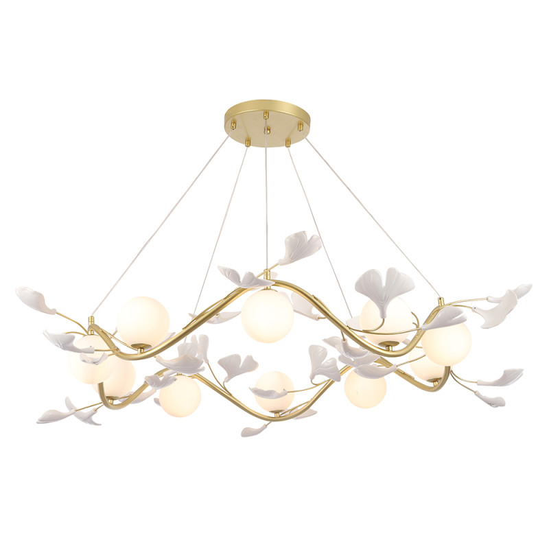 Светильник 113 см, Crystal Lux COLIBRI SP10 GOLD, золото