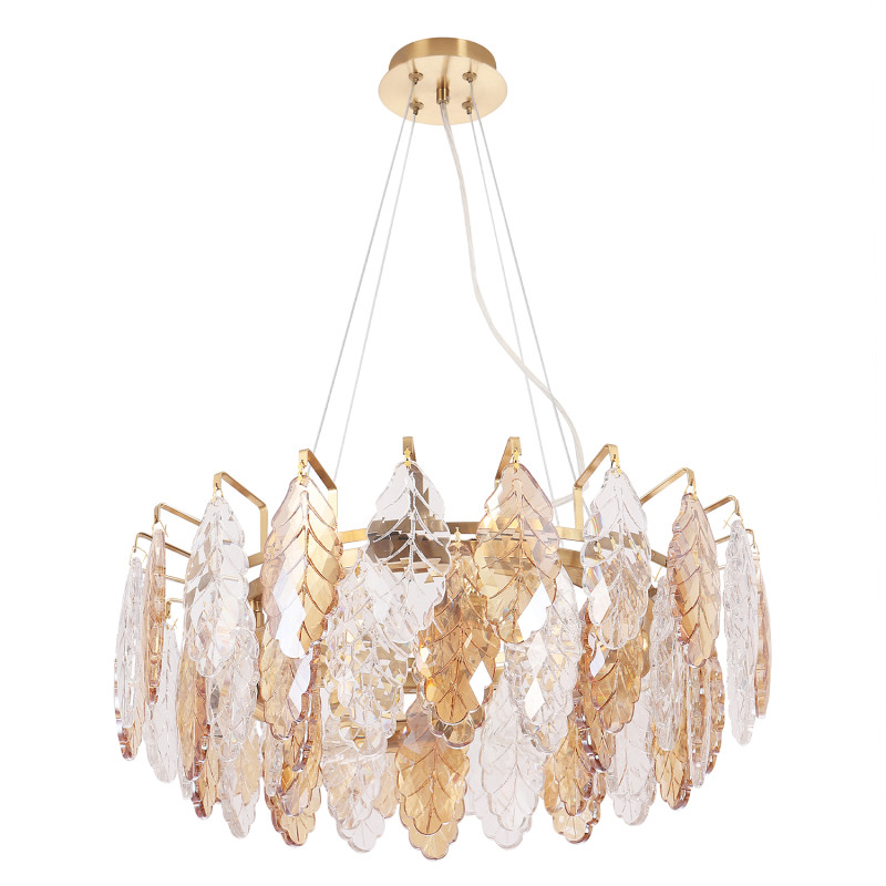 Светильник 60 см, Crystal Lux TREVI SP6 BRASS, латунь
