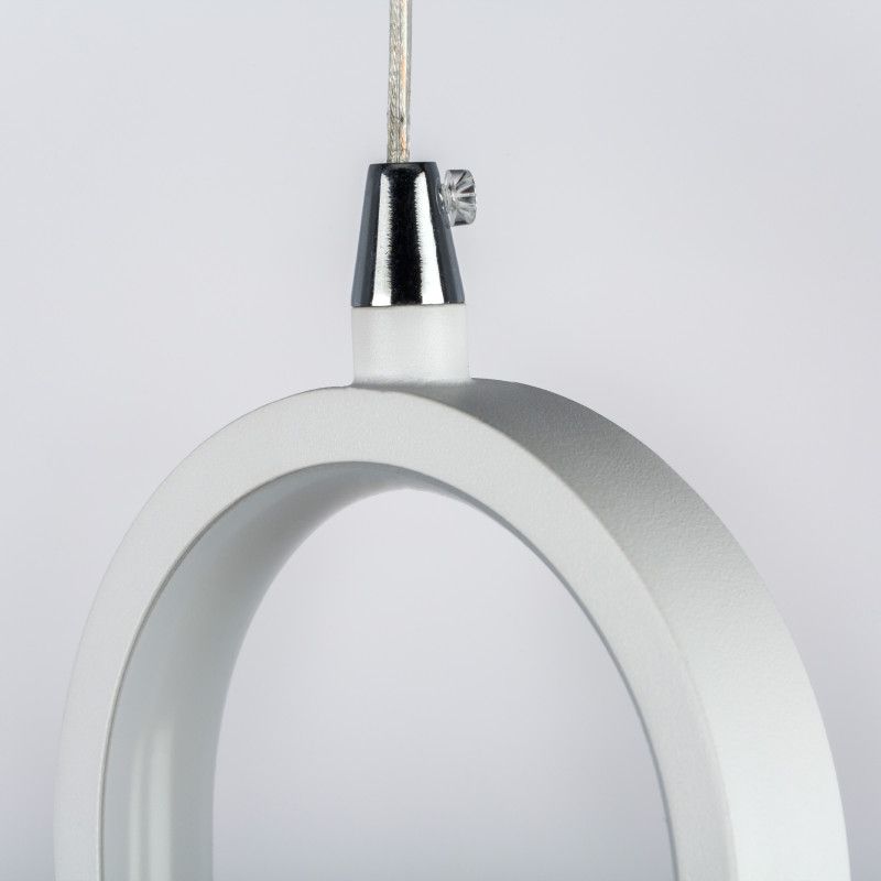 Подвесной светильник *12*50-250 см, *LED*8W, 3000K, Lightstar Saturno 749016, белый