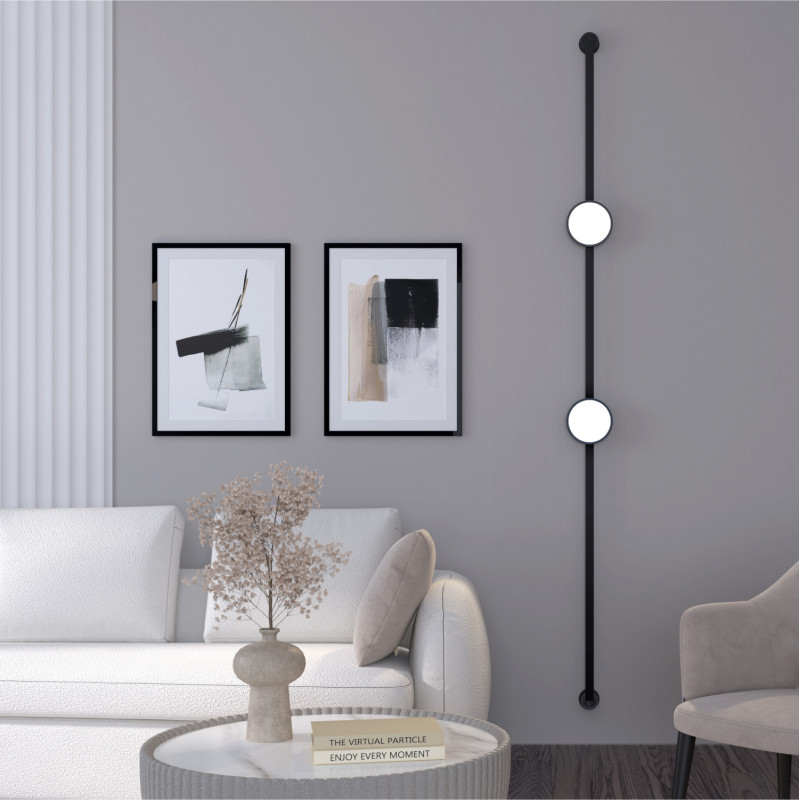 Светильник на шине 16,8*5,4 см, LED * 10W, 4000K, Denkirs Belty Flow DK5566-BK, черный