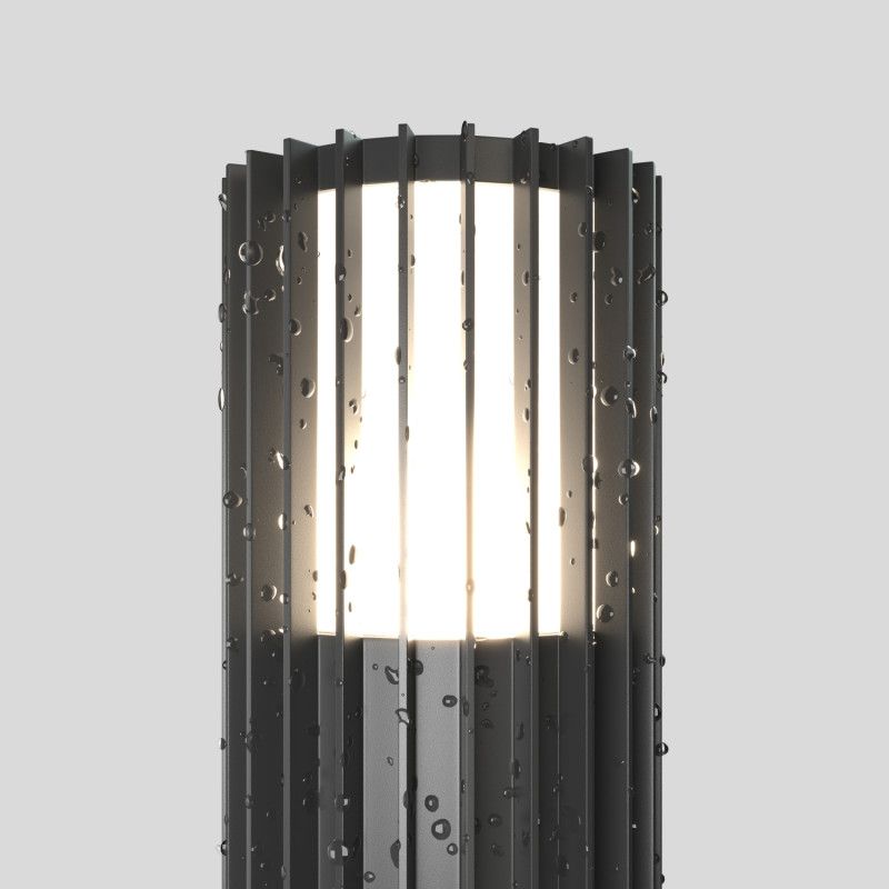 Садово-парковый светильник *11*80- см, 1*E27*18W, Denkirs FARSUN DK9728-BK, черный алюминий