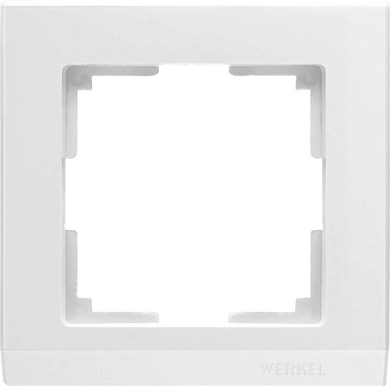 WL04-Frame-01-white / Рамка на 1 пост (белый), 4690389047107