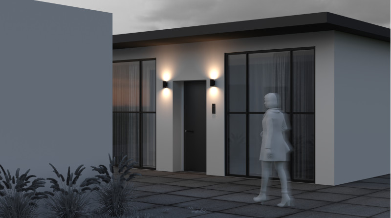 Светильник 16 см, 10W, 3000K, Maytoni Shim O303WL-L10GF3K, черный