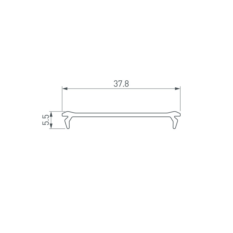 Экран Arlight 026750(1) 202*4*0,8 см. Цена указана за 1 штуку.