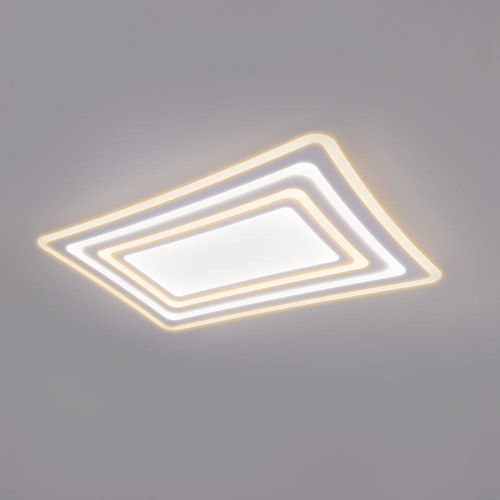 Потолочный светодиодный светильник Eurosvet Salient 90155/4, 285W LED, 3300-6500K, белый