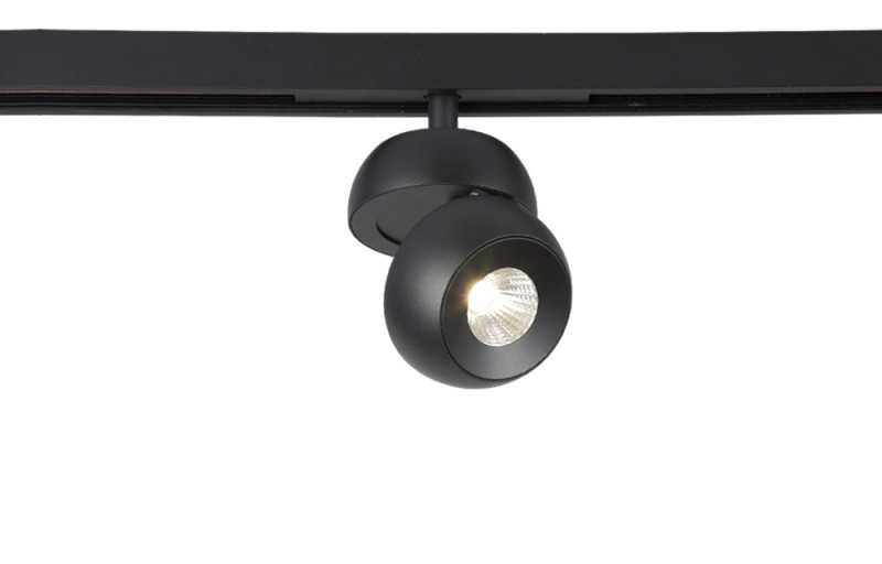 Светильник трековый магнитный 8 см, 1*7W, 4000K, Crystal Lux CLT 0.33 011 7W BL-BL 4000K Черный