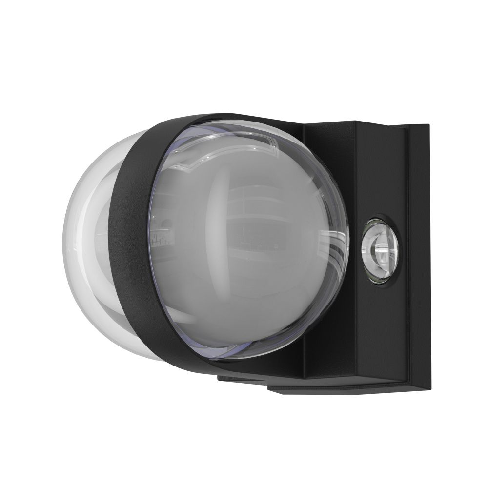 Уличный настенный светильник *6,5*9-9 см, 1*LED*12W, 3000K, Favourite Jocus 4851-1W, черный
