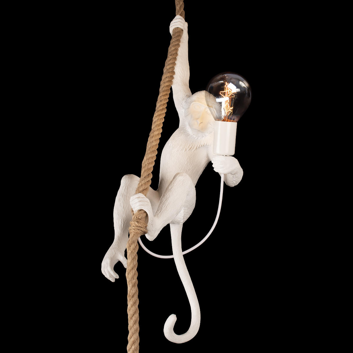 Подвесной светильник 35*35*72 см, 1*E27*40W LOFT IT Monkey 10314P белый