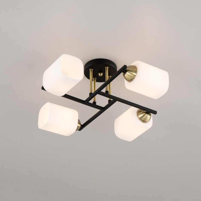 Люстра 46 см Citilux Генри CL130245 черный/бронза