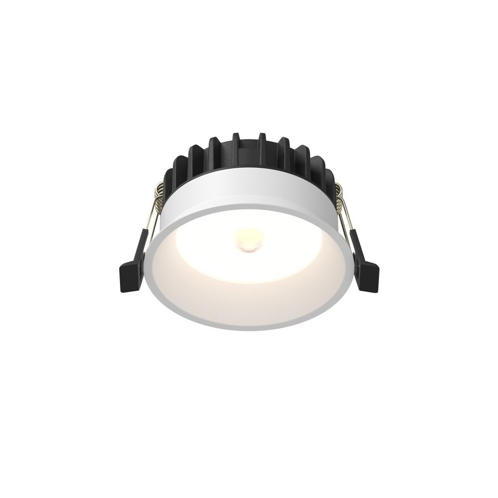 Встраиваемый светильник 4,6 см, LED*8W, 4000K, Maytoni Okno 100° DL055-8W4K-SEN-W, Белый