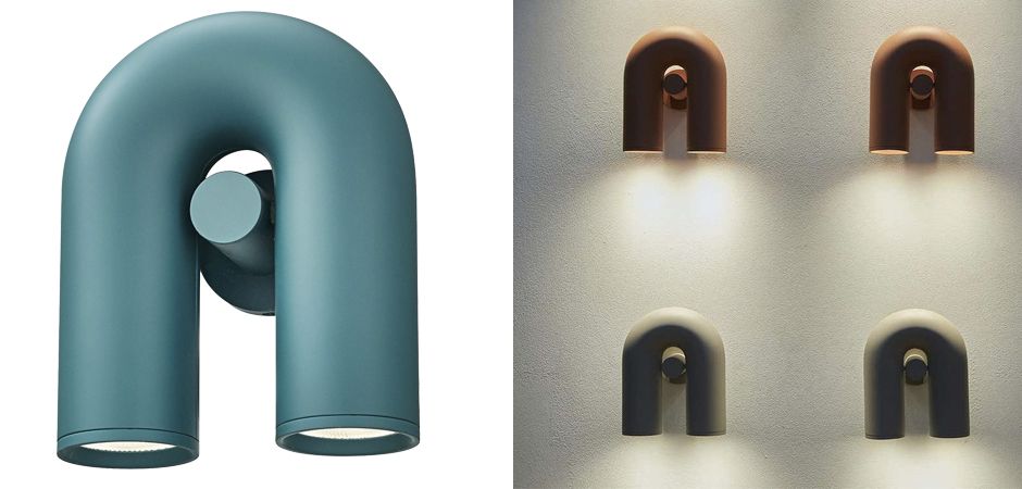 Бра FANNY Turquoise 29*22,5*29 см, 2*LED*12W, ImperiumLoft 44.1002, Бирюзовый