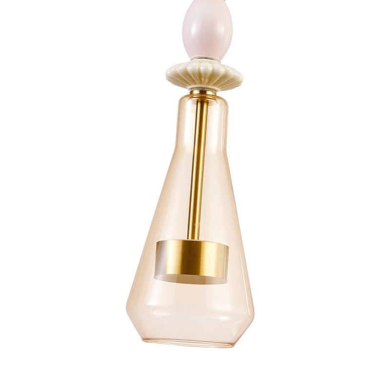 Подвесной светильник 12,5*180 см, LED, 9W, 4000К, Favourite Dolci 4464-1P латунный