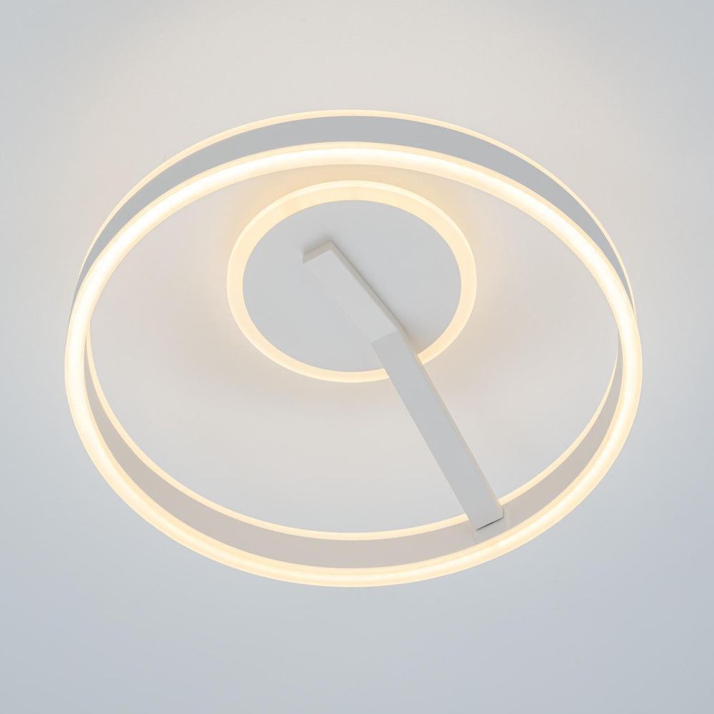 Светильник 40 см, 50W, 3000-5500K, Citilux Дуэт CL719740 LED, белый