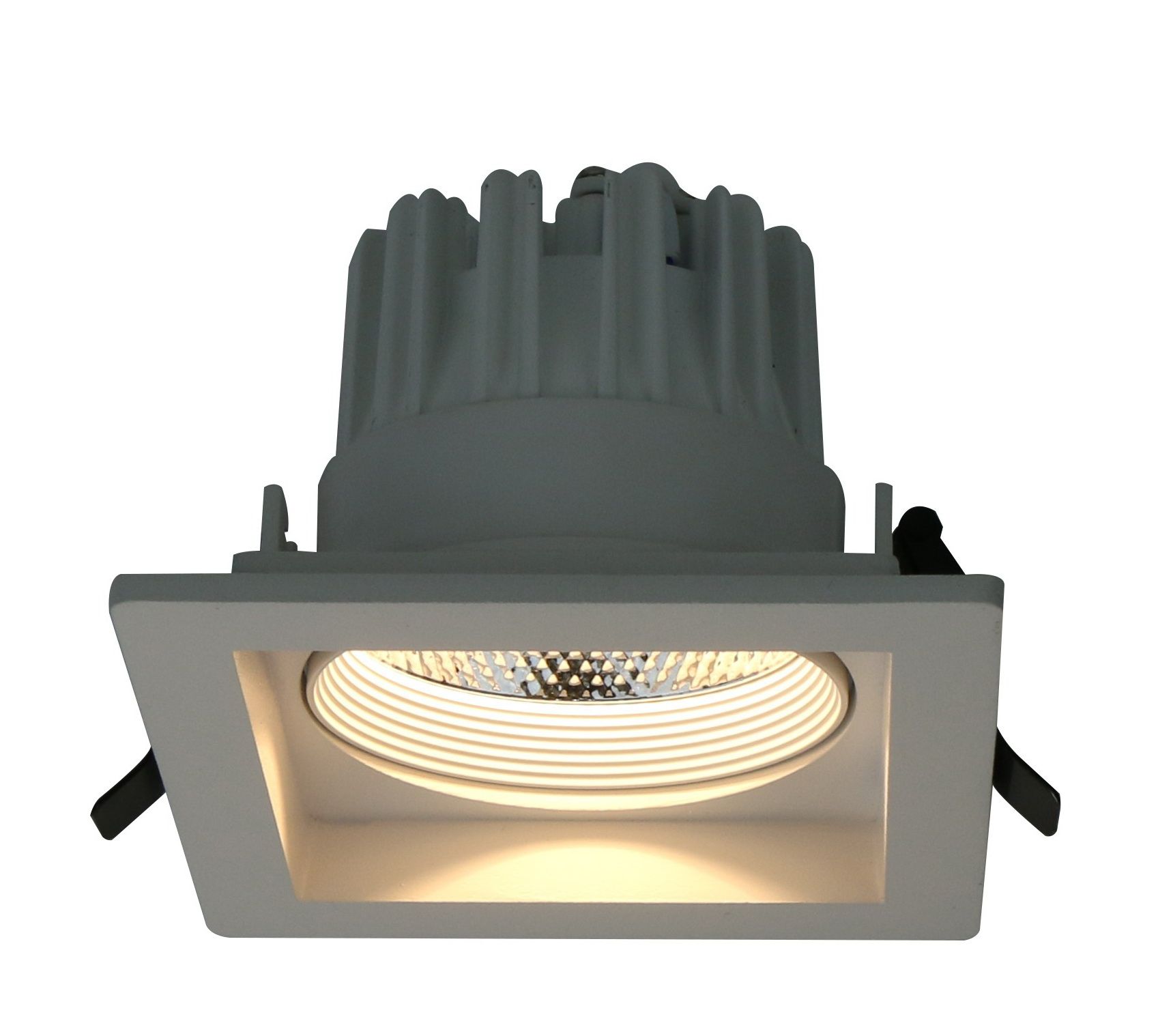 Светильник, 12 см, 7W, 3000К, белый, теплый свет, Arte Lamp A7007PL-1WH, встраиваемый светодиодный