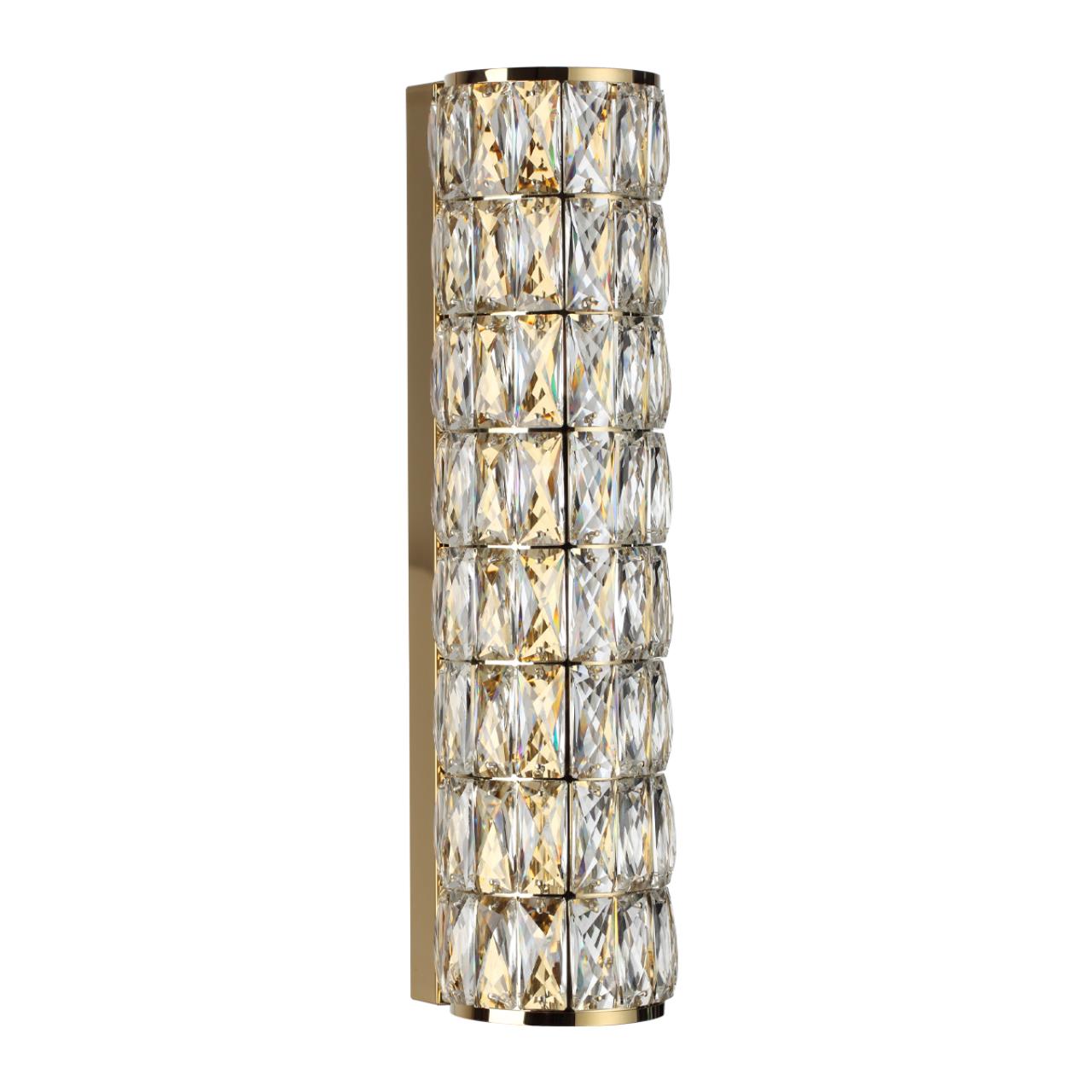 Бра 11,5*11*42 см, 1 LED*8W, 4000 К, Odeon Light Panta, золотой 4926/8WL