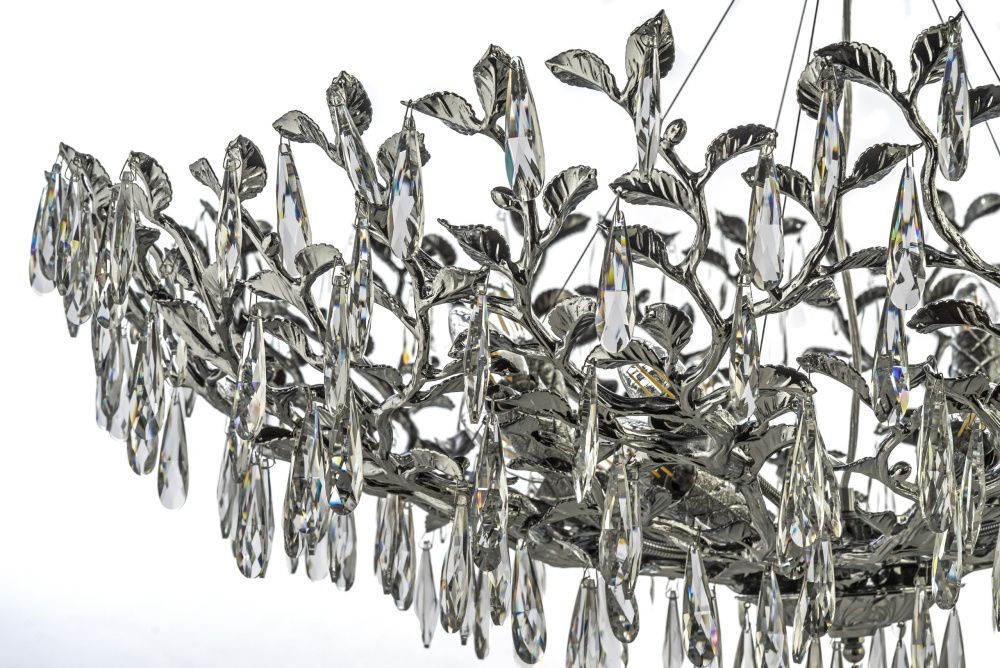 Люстра подвесная *100*68 см, 12*E14*40W, Dio D`arte Acerra Acerra E 1.5.100.100 N, Никель