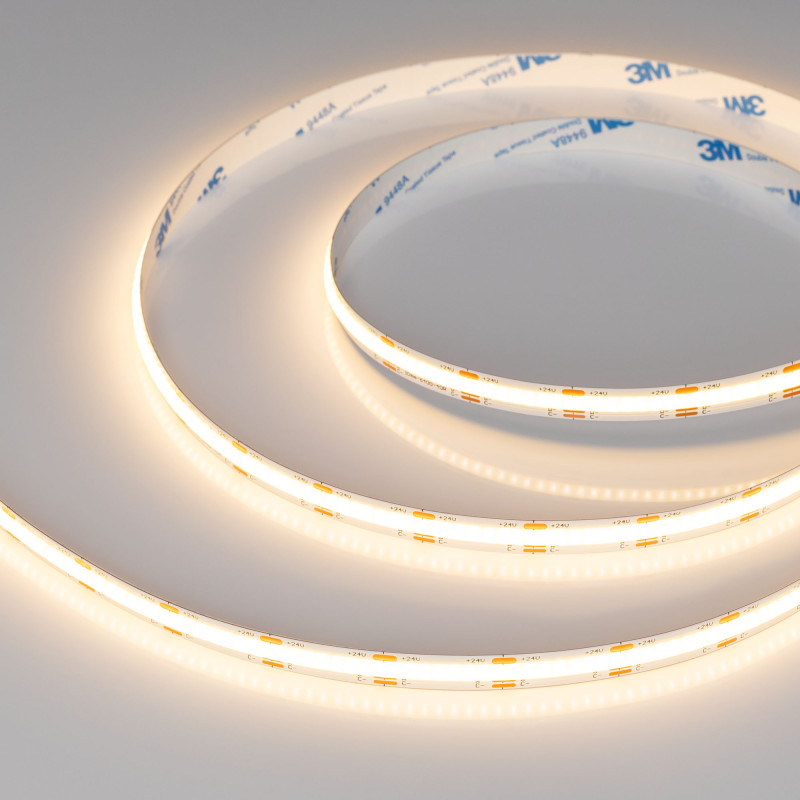 Лента COB-X640-10mm 24V White-MIX (23 W/m, IP20, CSP, 5m) (Arlight, Изменяемая ЦТ) 039740. Цена указана за 5 метров. Продается кратно 5 метрам.