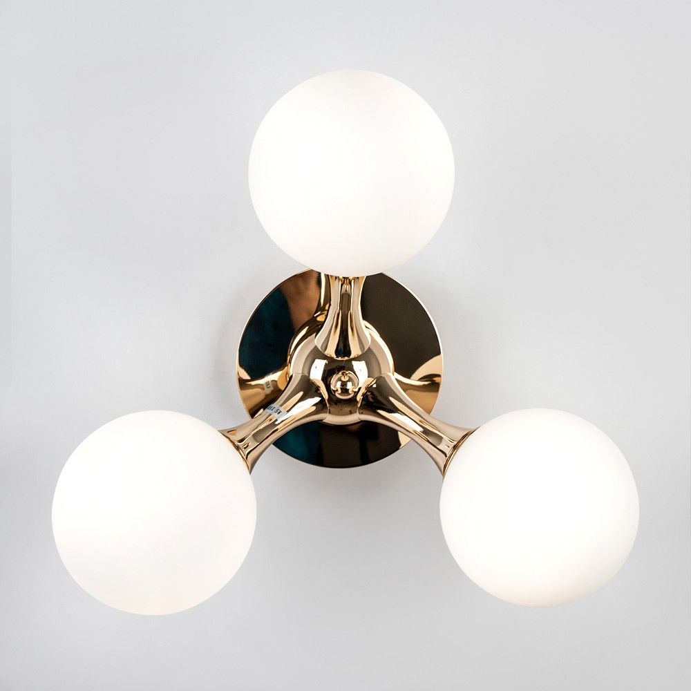 Настенный светильник 30*30*0,0000 см, G9 3xG9W, Золото MODESTYLE MS.6116.03