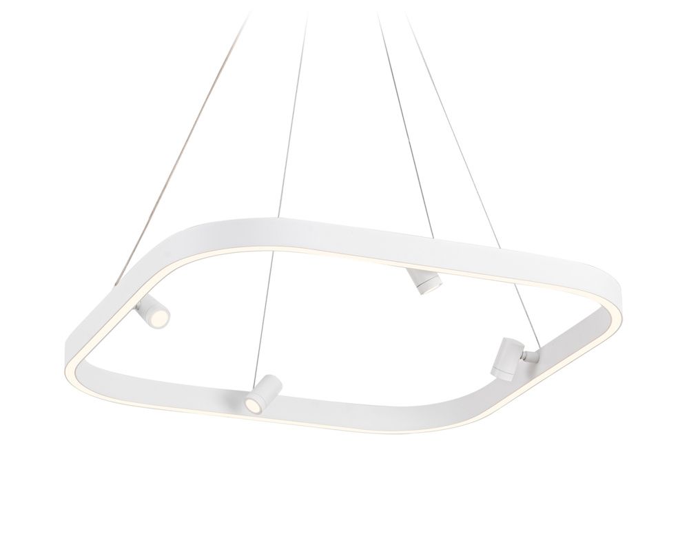 Светильник подвесной 60*60*3,5*120 см, LED 50W, 3000К, белый Ambrella Comfort LineTech FL5802