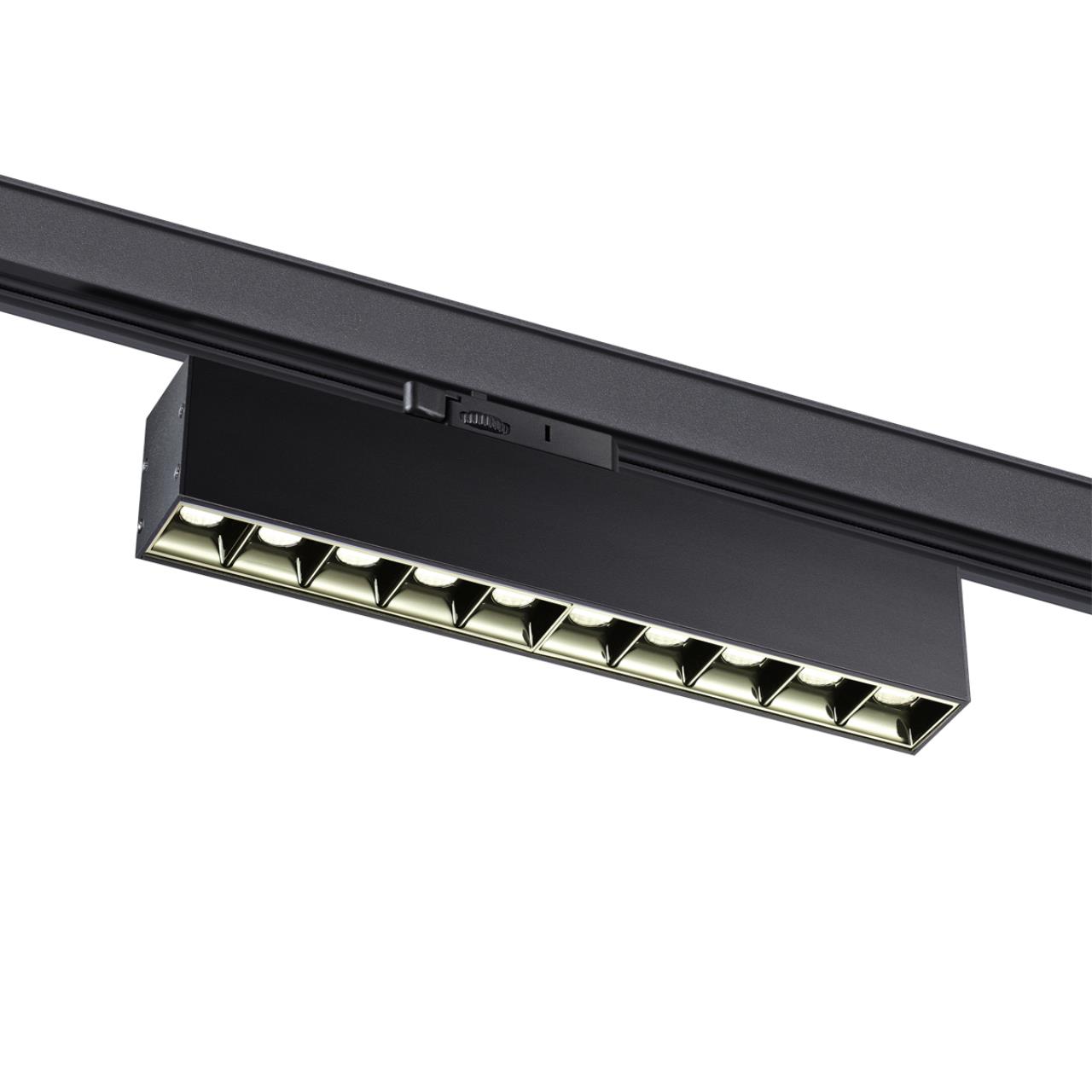 Светодиодный светильник 27 см, 16W, 4000K, Novotech PORT 358861, черный