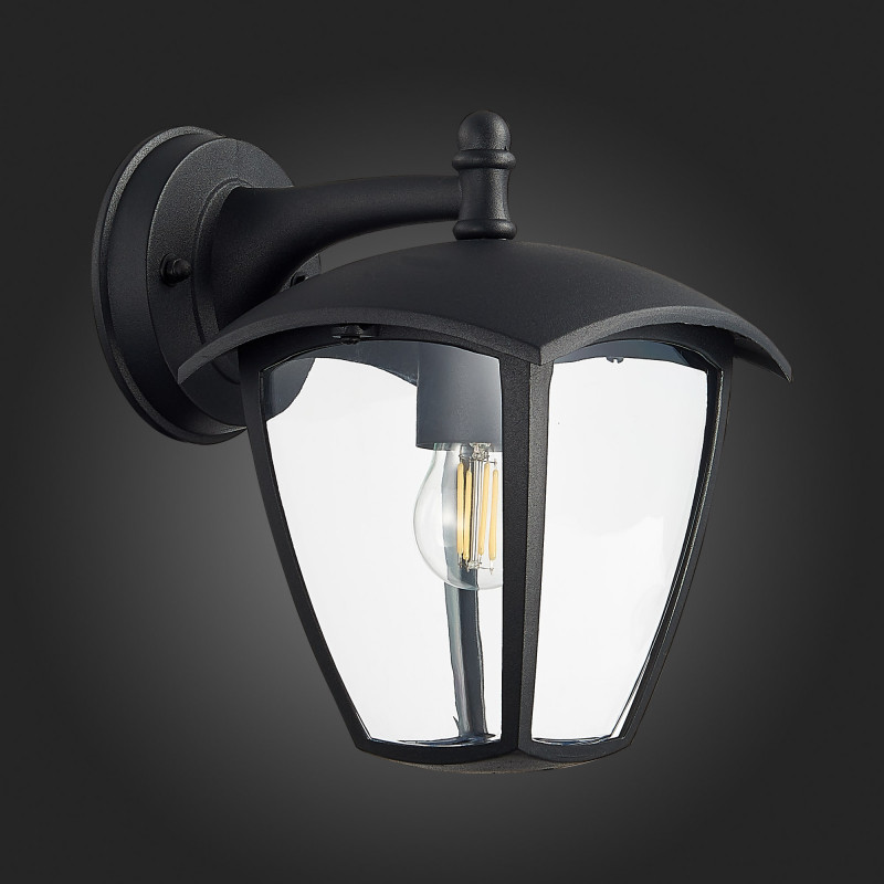 Светильник уличный настенный 18 см, ST LUCE SIVINO SL081.411.01 Черный