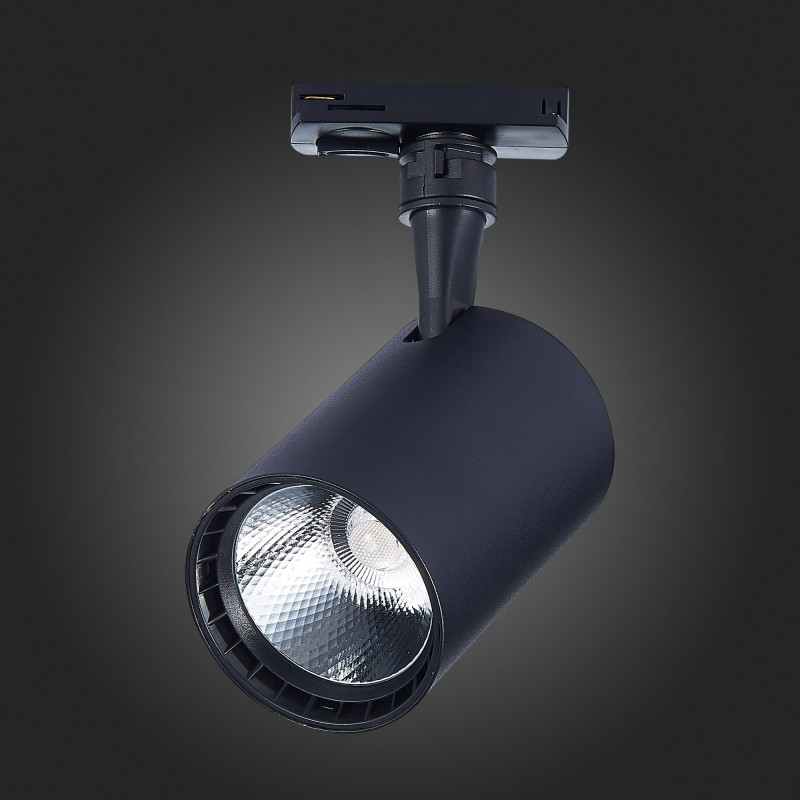 Трековый светильник 12*8 см, 15W, 4000K ST LUCE ST351.446.15.36 Матовый черный