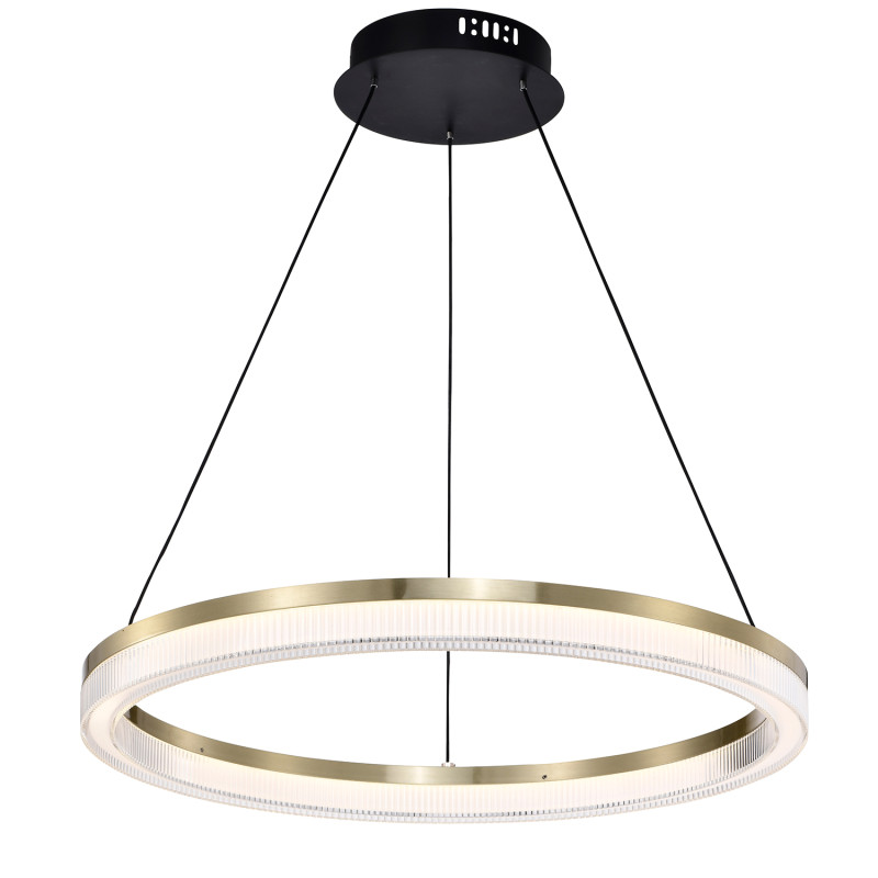 Подвесной светильник 60*150 см, LED, 30W, 4000К, Favourite Cirkler 4400-6P черный
