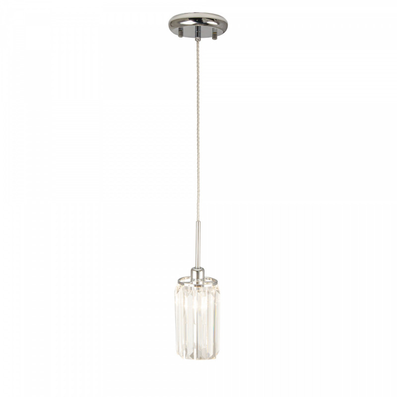 Светильник подвесной Синди  CL330111, Диаметр 15 см, Хром  
