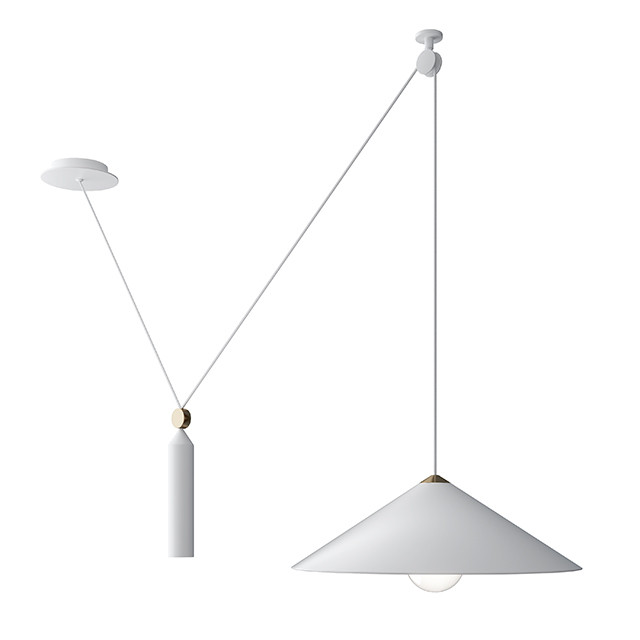 Светильник подвесной Maytoni Peso P080PL-01W, белый