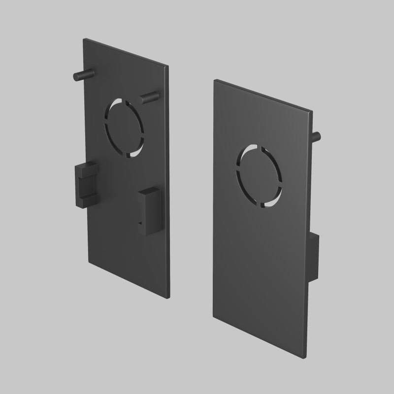 Заглушка Maytoni Technical Magnetic track system Exility TRA034EC-41B черный