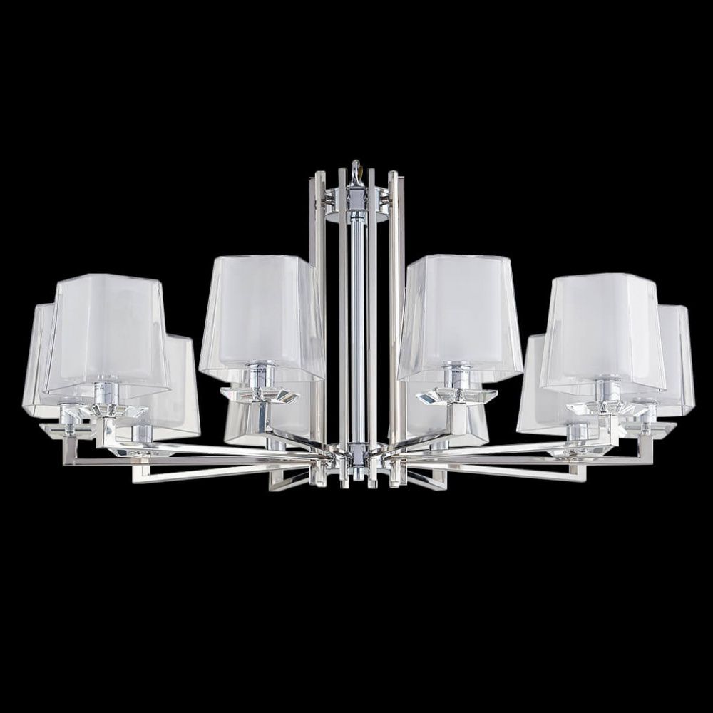 Подвесная люстра Newport 4710/C, хром, диаметр 96 см