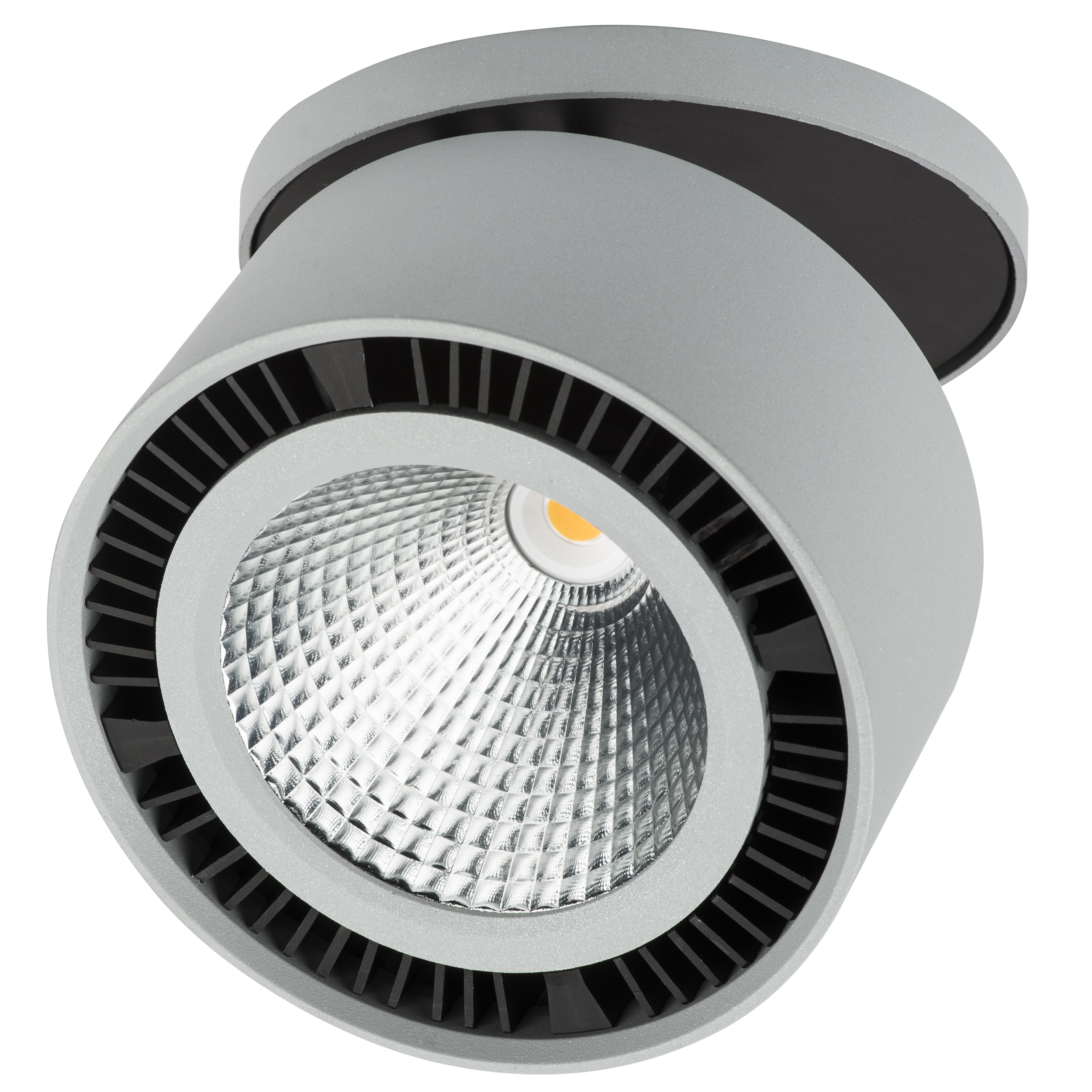 Светильник встраиваемый 12,6 см, LED*40W, 4 000 К, Черный; Серый Lightstar Forte inca 214849