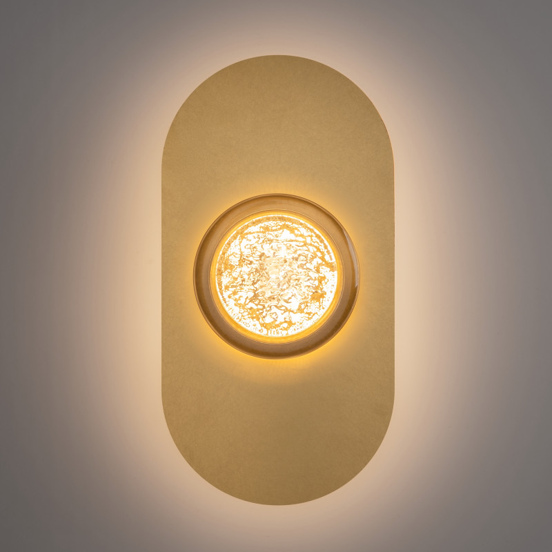 Бра 9,5*18*35 см, LED, 3000К, Maytoni Pharao MOD361WL-L20BS3K латунный