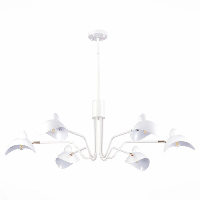 Люстра подвесная 110 см, 360W, ST LUCE MINNE SL1801.513.06 Белый