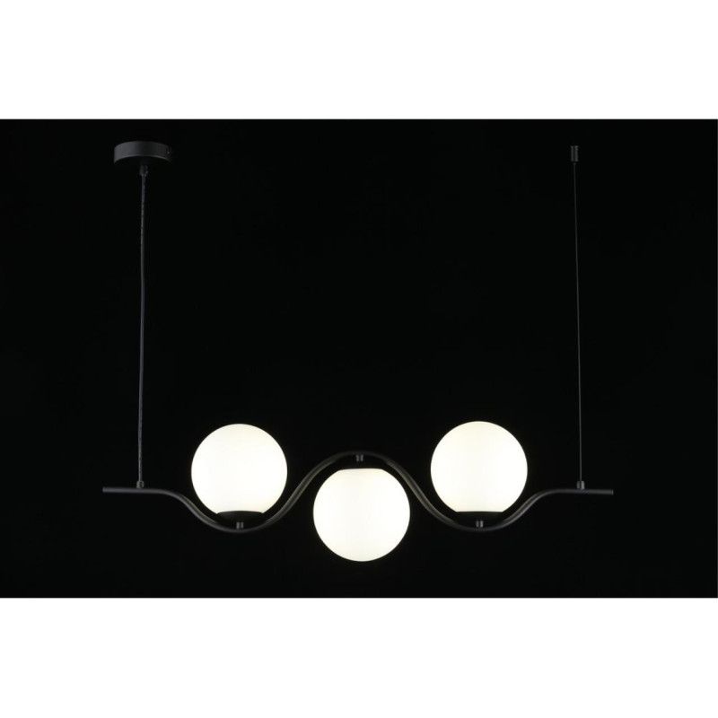 Подвесной светильник 80*15*40-120 см, 3*G9, 5W, Aployt Jagna APL.312.03.03, черный