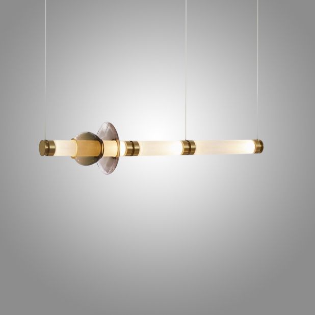 Подвесной светильник LUNA A L120 120*120*150 см, 1*LED*10W, 2700K, ImperiumLoft im_PD1673, Медный