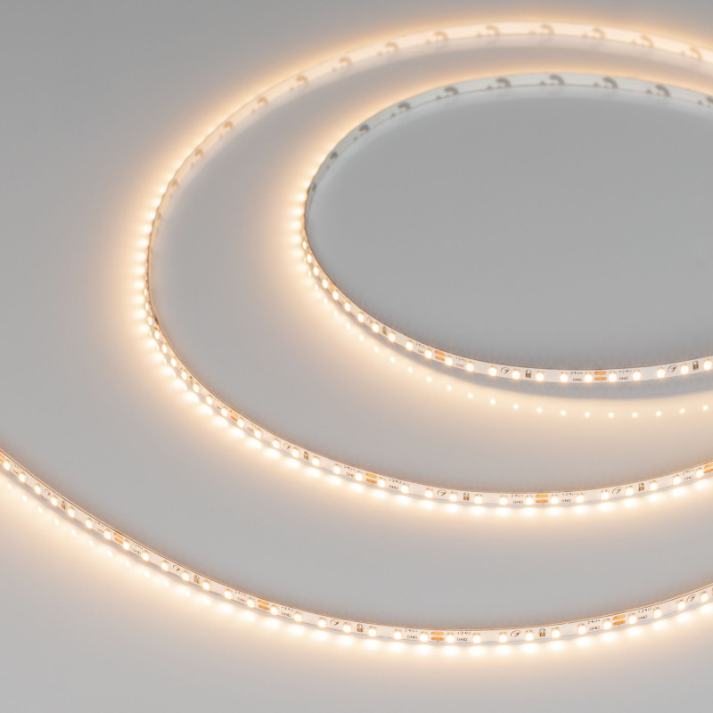 Лента MICROLED-M168-4mm 24V Warm3000 (5 W/m, IP20, 2216, 5m) (Arlight, узкая) 046732. Цена указана за 5 метров. Продается кратно 5 метрам.