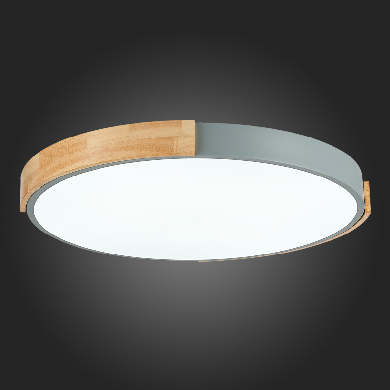 Светильник 50 см, 40W 3000K/4000K/6000K EVOLUCE DELIA SLE201372-01 Серый, Светлое дерево