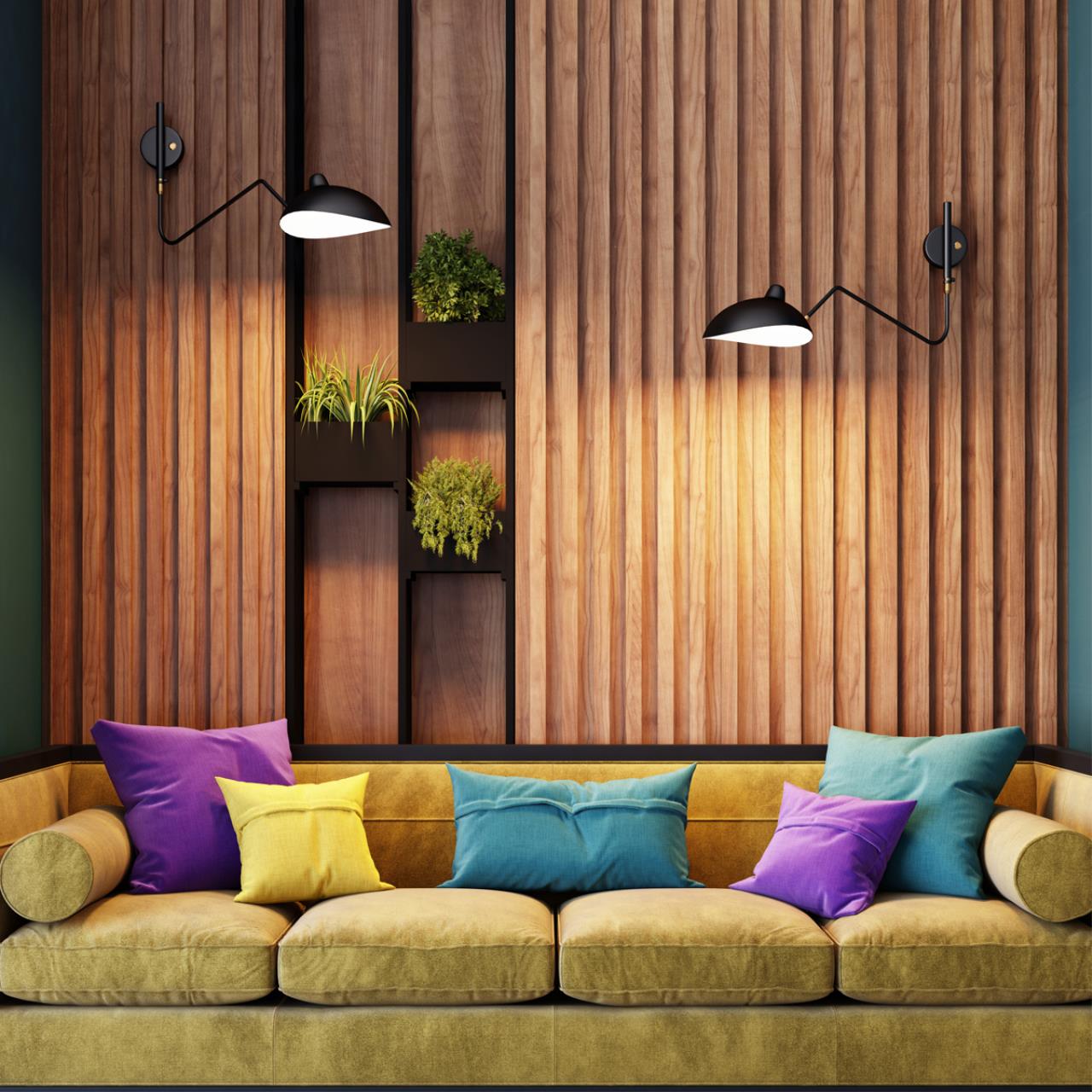 Настенное бра Odeon Light Kerbi 4831/1W, черный