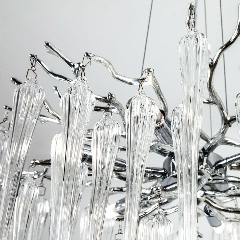 Подвесная люстра 46*46*134 см, G9 6xG9W, Хром MODESTYLE MS.2114.460