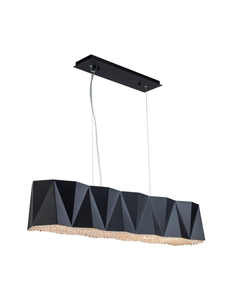 Люстра 110*22*140 см, 8*G9*20W, Lucia Tucci Moon MOON 4671.8 black, черный