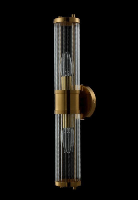 Бра 10*10 см, Crystal Lux SANCHO AP2 BRASS Латунь