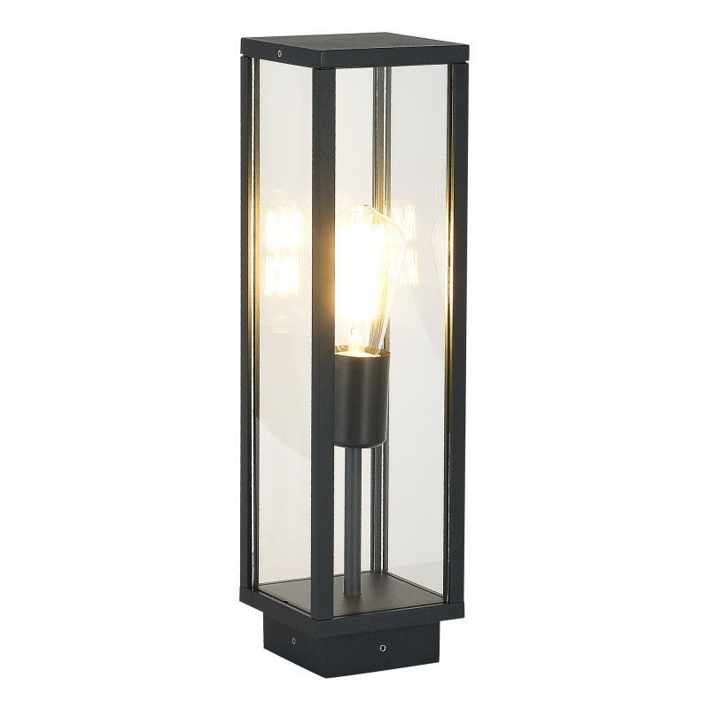 Садово-парковый светильник 12*12*45 см, 1*E27*15W, ST-Luce Gross SL9019.705.01, серый