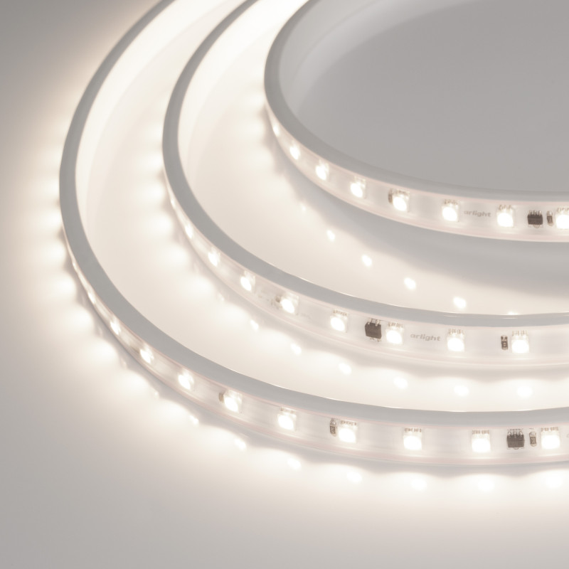 Лента герметичная ARL-PV-B54-15.5mm 230V Day4000 (8 W/m, IP65, 5060, 10m), Arlight 029400(2). Цена указана за 10 метров. Продается кратно 10 метрам.