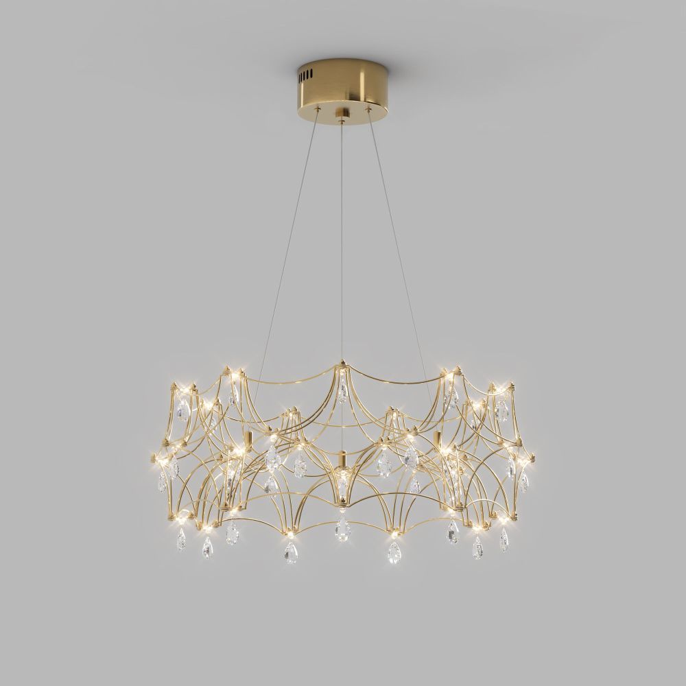 Светильник 60 см, 25W, 3300-6500K, Eurosvet 4690389219450 90401 LED, латунь